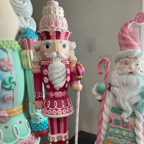 Pink peppermint nutcracker 22” - Picture 2 of 8